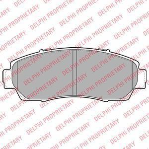 Delphi LP2046 Колодки тормозные HONDA CR-V 2.0-2.2 07- передние