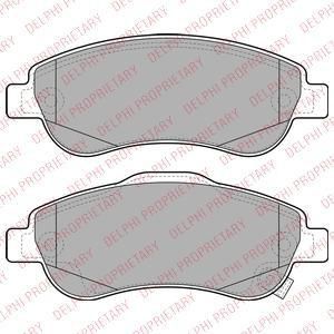 DELPHI Колодки передние HONDA CRV III 2.0/2.4L all 07-> (45022SWWG01, LP2093)