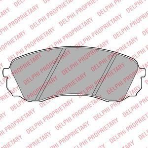 Delphi LP2094 Колодки тормозные HYUNDAI H1 02-/KIA CARNIVAL 06- передние