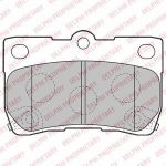 DELPHI Колодки тормозные дисковые LEXUS GS 3.0-4.6 05-/IS 2.2-2.5 05- задние (04466-22190, LP2130)