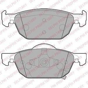 DELPHI Колодки тормозные HONDA Accord (LP2144)