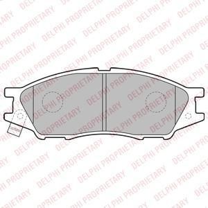 DELPHI Колодки передние NISSAN ALMERA classic (4106095F0A, LP2184)