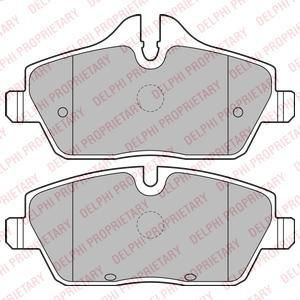 Delphi LP2186 комплект тормозных колодок, дисковый тормоз на MINI MINI Roadster (R59)