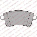 Delphi LP2203 комплект тормозных колодок, дисковый тормоз на KIA VENGA (YN)