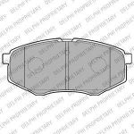 Delphi LP2227 комплект тормозных колодок, дисковый тормоз на HYUNDAI ix20 (JC)