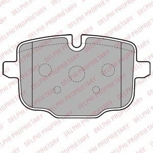 Delphi LP2246 Колодки тормозные 5 F10/F11 3.0-4.4 10- задние
