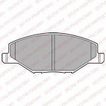 DELPHI Колодки передние VW Polo Sedan 2010->/SKODA Rapid 2014-> (LP2444, LP2444)