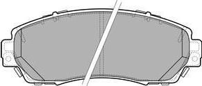 DELPHI Колодки передние HONDA CR-V IV LP2710 (LP2710)