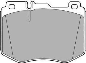 Delphi LP3172 комплект тормозных колодок на MERCEDES-BENZ C-CLASS T-Model (S205)