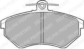 DELPHI Колодки тормозные AUDI 80 / SEAT Cordoba, Ibiza, Inca, Toledo / VW Corrado, Golf, Golf Van, Jetta, Passat, Santana, Scirocco, Vento (LP770)