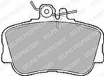 DELPHI Колодки тормозные передние MERCEDES W202 93-00 (LP881)