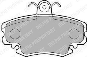 DELPHI Колодки передние RENAULT Logan/Sandero/ PEUGEOT/LADA Largus (7701207066, LP885) DELPHI Колодки передние RENAULT Logan/Sandero/ PEUGEOT/LADA Largus (7701207066, LP885)