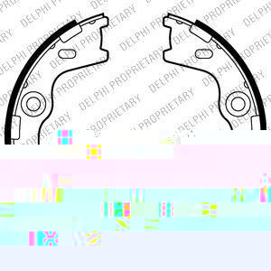 Delphi LS2012 Колодки ст.торм.HYUNDAI i30 07-/KIA CEED 06-