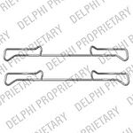 Delphi LX0436 комплектующие, колодки дискового тормоза на AUDI A4 Allroad (8KH, B8)