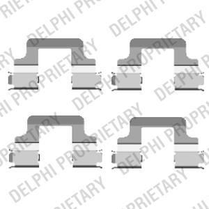 Delphi LX0437 комплектующие, колодки дискового тормоза на VW PASSAT Variant (365)