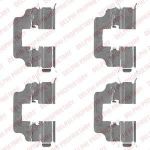 Delphi LX0493 комплектующие, колодки дискового тормоза на HONDA CIVIC IX (FK)