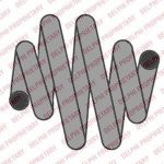 Delphi SC10028 пружина ходовой части на OPEL VECTRA C