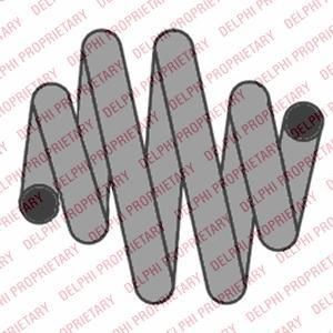 Delphi SC10028 пружина ходовой части на OPEL VECTRA C