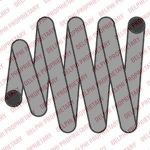 Delphi SC10040 пружина ходовой части на PEUGEOT 406 Break (8E/F)
