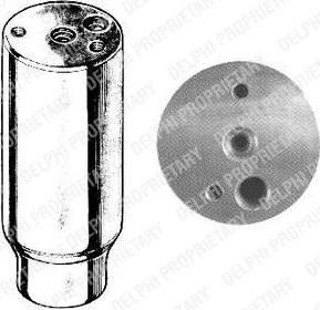 Delphi TSP0175061 осушитель, кондиционер на HONDA CIVIC VI Fastback (MA, MB)
