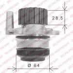 Delphi WP1897 водяной насос на SEAT CORDOBA Vario (6K5)