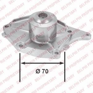 Delphi WP2450 водяной насос на NISSAN KUBISTAR (X76)