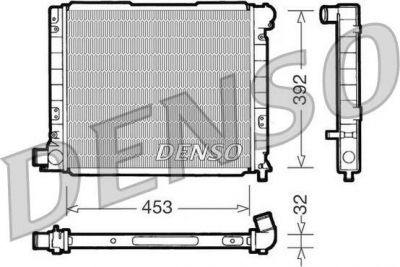 DENSO Радиатор, охлаждение двигател (DRM09053)