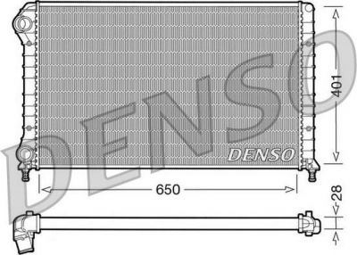 DENSO Радиатор, охлаждение двигател (DRM09061)