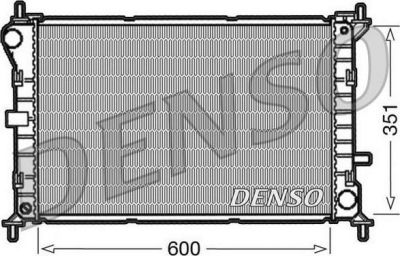 Denso DRM10051 радиатор, охлаждение двигателя на FORD FOCUS (DAW, DBW)