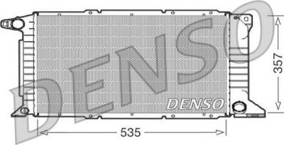 DENSO Радиатор, охлаждение двигател (DRM10101)