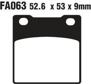 EBC FA 063 Тормозные колодки