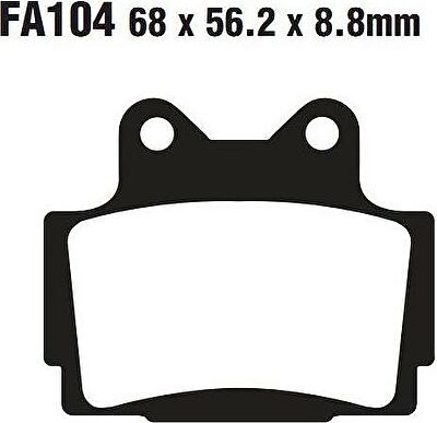 EBC FA 104 Тормозные колодки