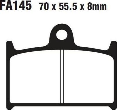 EBC FA 145 Тормозные колодки