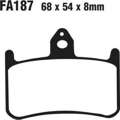EBC FA 187 Тормозные колодки
