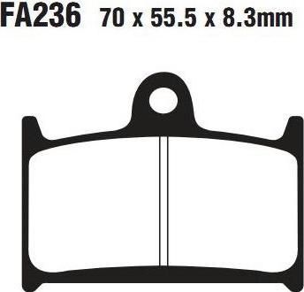 EBC FA 236 Тормозные колодки