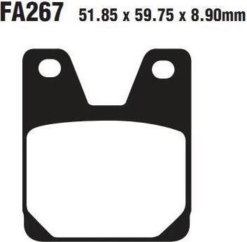 EBC FA 267 Тормозные колодки