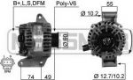 Era 210363 генератор на FORD MONDEO III (B5Y)
