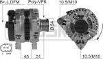 Era 210427 генератор на FORD MONDEO IV седан (BA7)