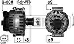 Era 210899 генератор на MERCEDES-BENZ M-CLASS (W164)