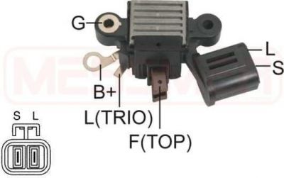 Era 215382 регулятор генератора на NISSAN 100 NX (B13)