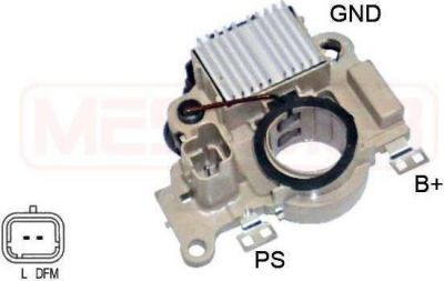 Era 216002 регулятор генератора на RENAULT MEGANE II седан (LM0/1_)