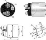 Era 227601 тяговое реле, стартер на NISSAN KUBISTAR фургон (X80)