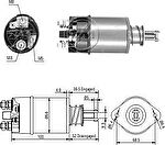 Era 227789 тяговое реле, стартер на RENAULT 25 (B29_)