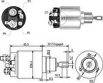 Era 227831 тяговое реле, стартер на MERCEDES-BENZ 190 (W201)