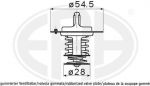 Era 350389 термостат, охлаждающая жидкость на NISSAN QASHQAI / QASHQAI +2 (J10, JJ10)