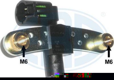 ERA Датчик положения коленвала RENAULT Clio II/Megane I/Kangoo 1,4/1,6L 96->(с втулками) (77 00 101 971, 550066)