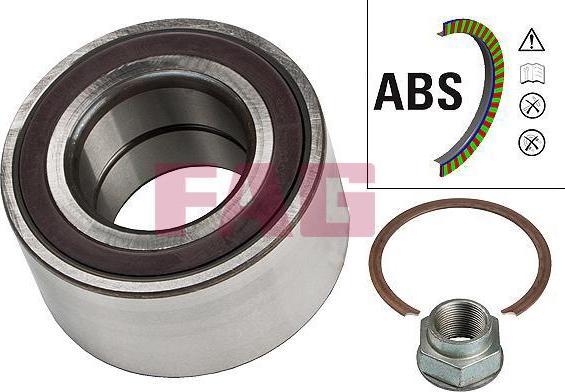 FAG 713690300 Подшипник ступ. пер. Alfa 145, 146, Fiat 500, Brava, Marea,