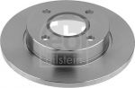 FEBI Диск тормозной FORD FIESTA 95-02/KA 96-08/MAZDA 121 96- передний не вент. (562038J, 10518)