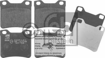 Febi 16219 комплект тормозных колодок, дисковый тормоз на PEUGEOT 406 Break (8E/F)