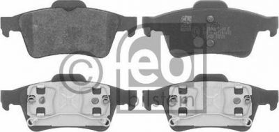 FEBI Колодки тормозные NISSAN PRIMERA 02>//FORD TRANSIT CONNECT 1.8/1.8D 02> задние (7701206609, 16428)